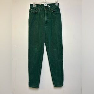 LEVI’S 912 Vtg 80s USA MADE Slim Fit Tapered Leg Orange tag Green Jeans tag 11 M